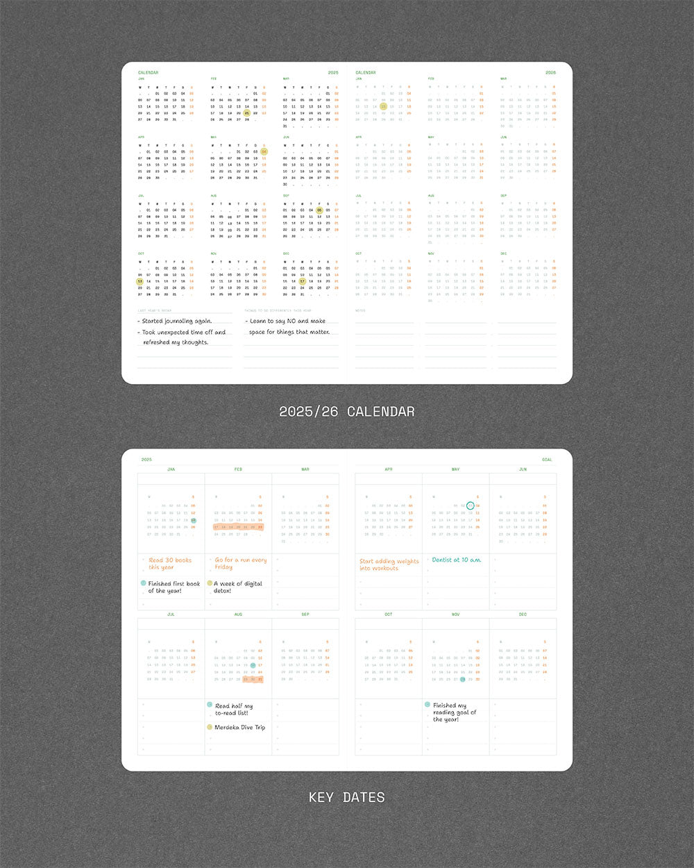 2025 Dated Planner Set