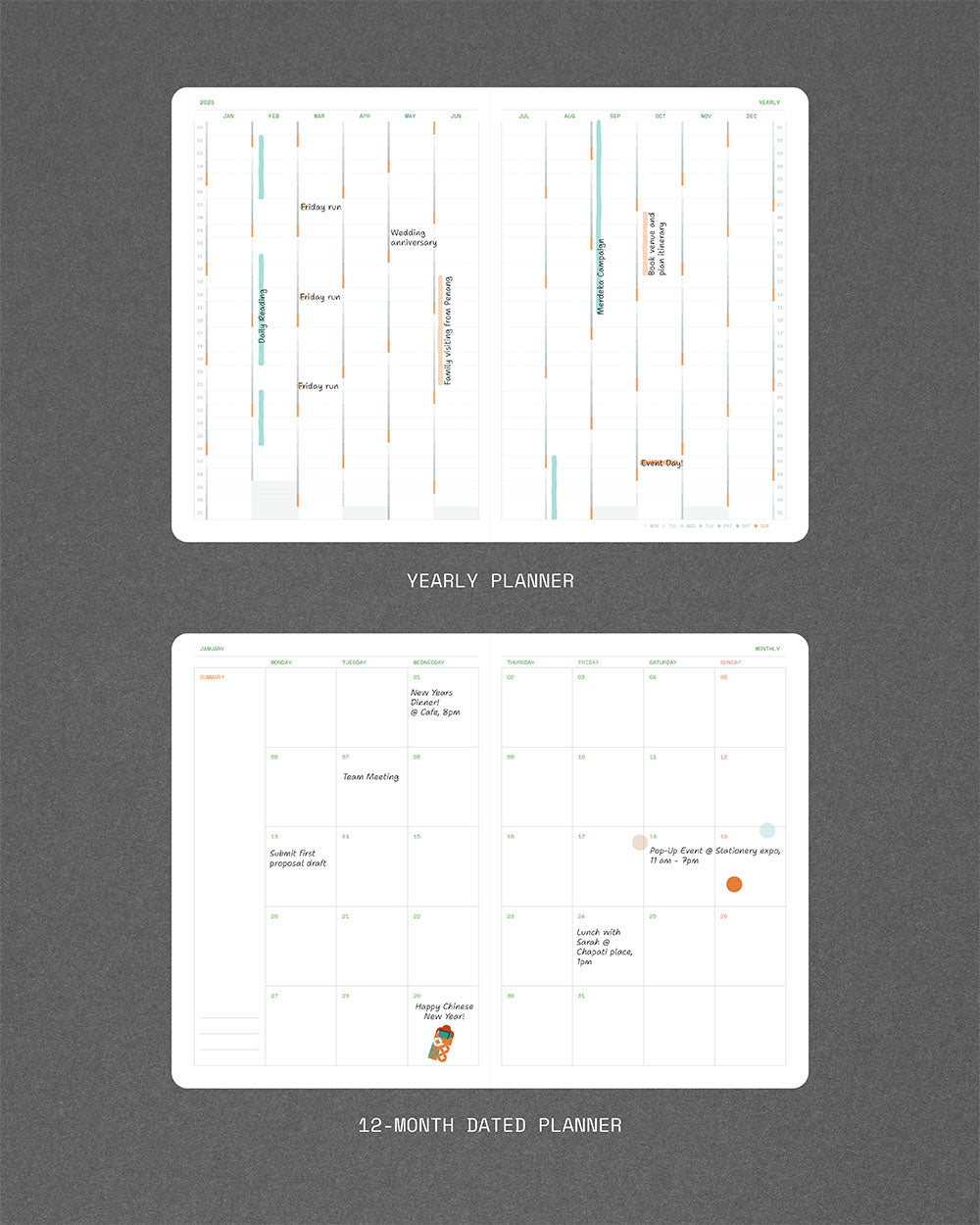2025 Dated Planner Set