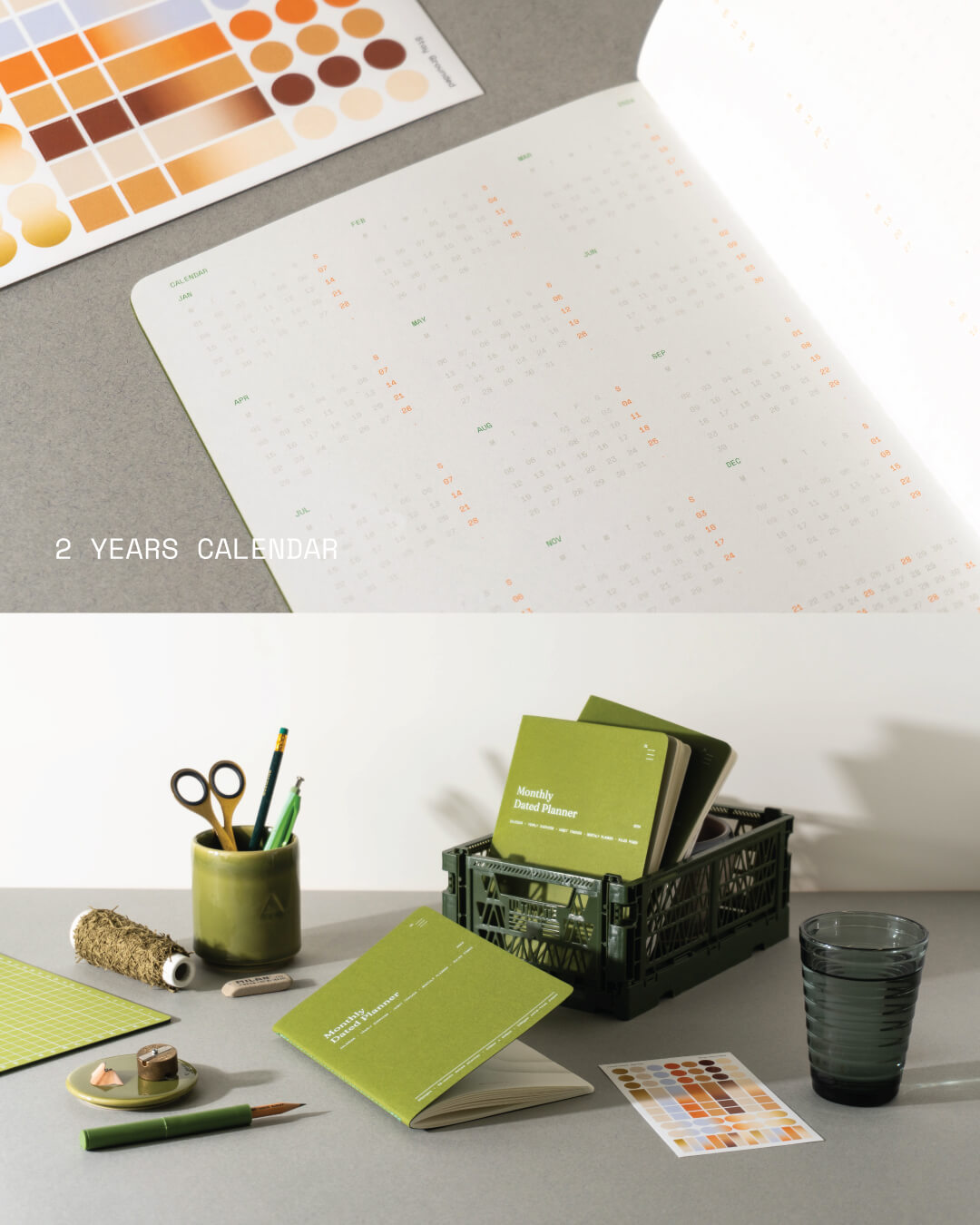 2024 Monthly Dated Planner Set