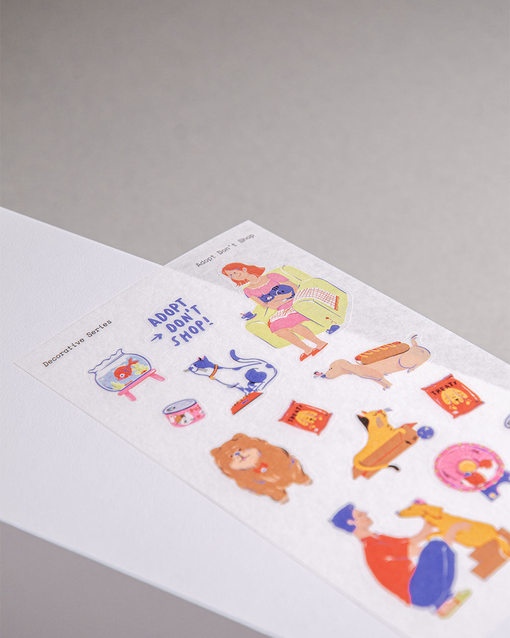 Adopt Don't Shop Washi Sticker Sheet