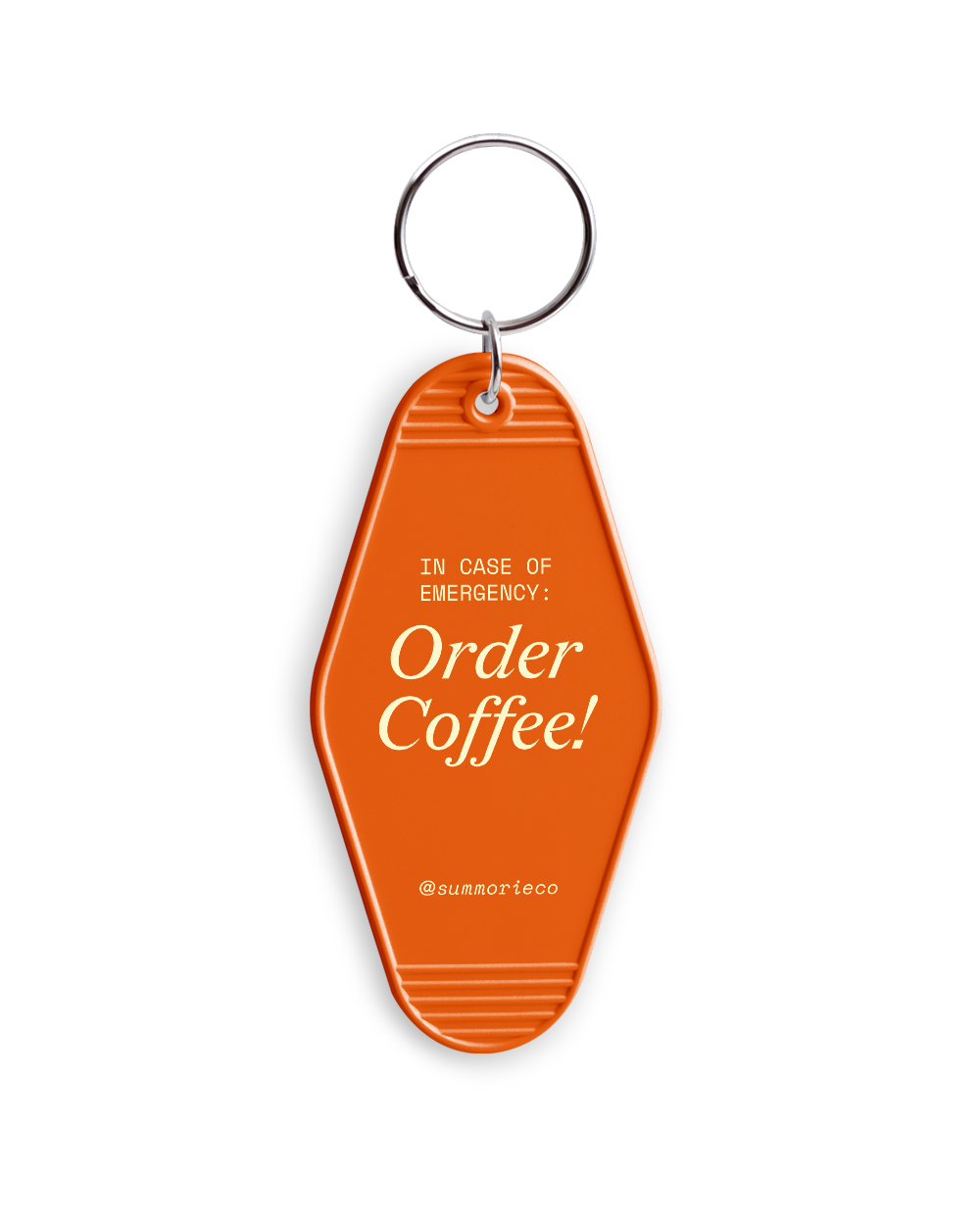 Coffee Emergency Keychain