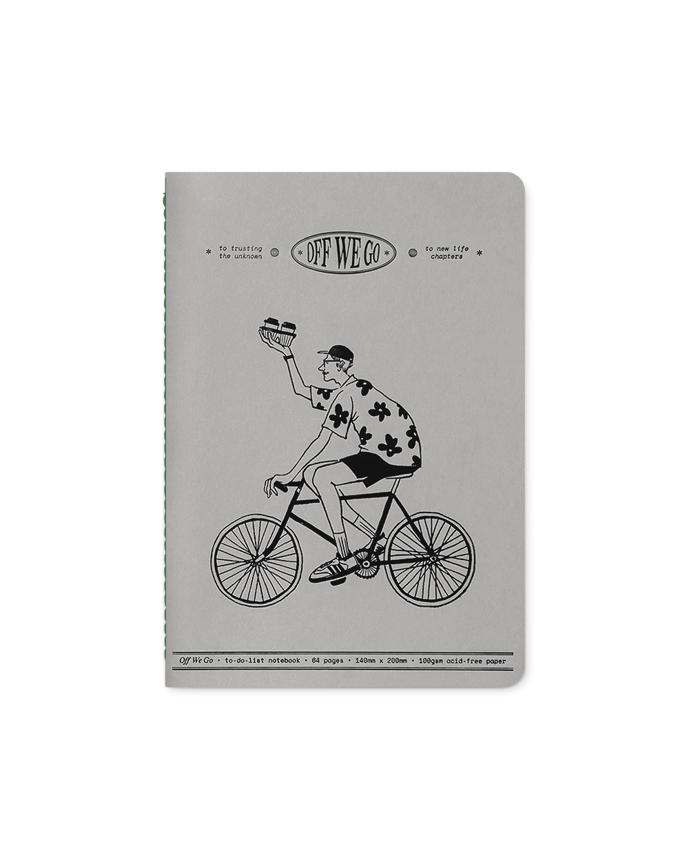 Off We Go Notebook - Java Ride