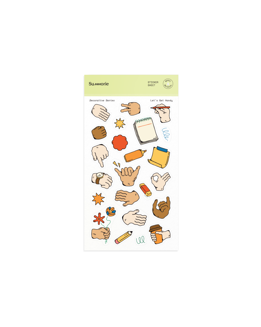 Let’s Get Handy Washi Sticker Sheet