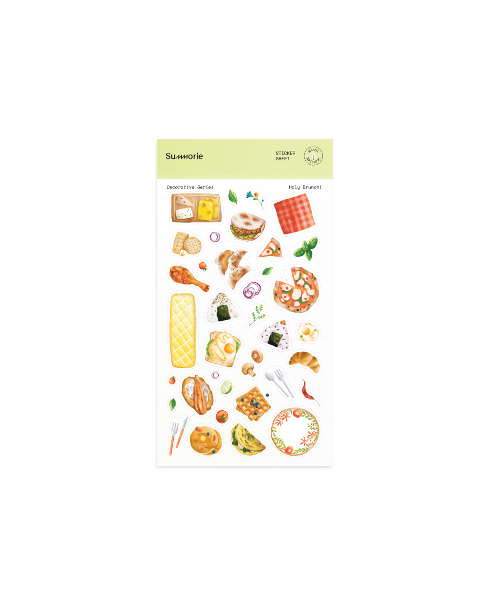 Holy Brunch Washi Sticker Sheet