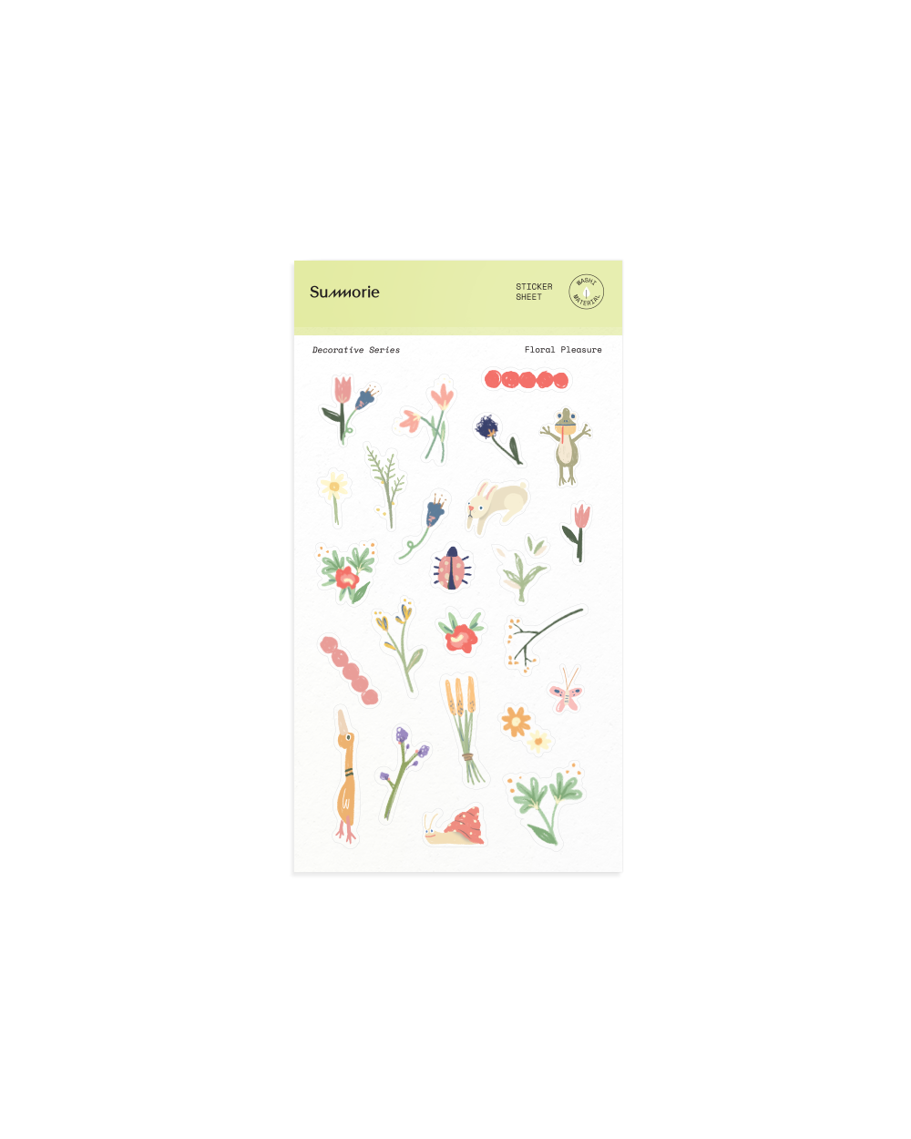 Floral Pleasure Washi Sticker Sheet