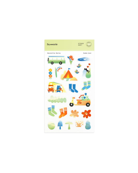 Summo-Land Washi Sticker Sheet