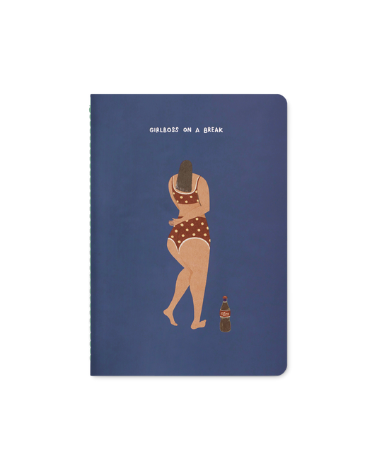 Bubbly Girlboss Paperback Notebook
