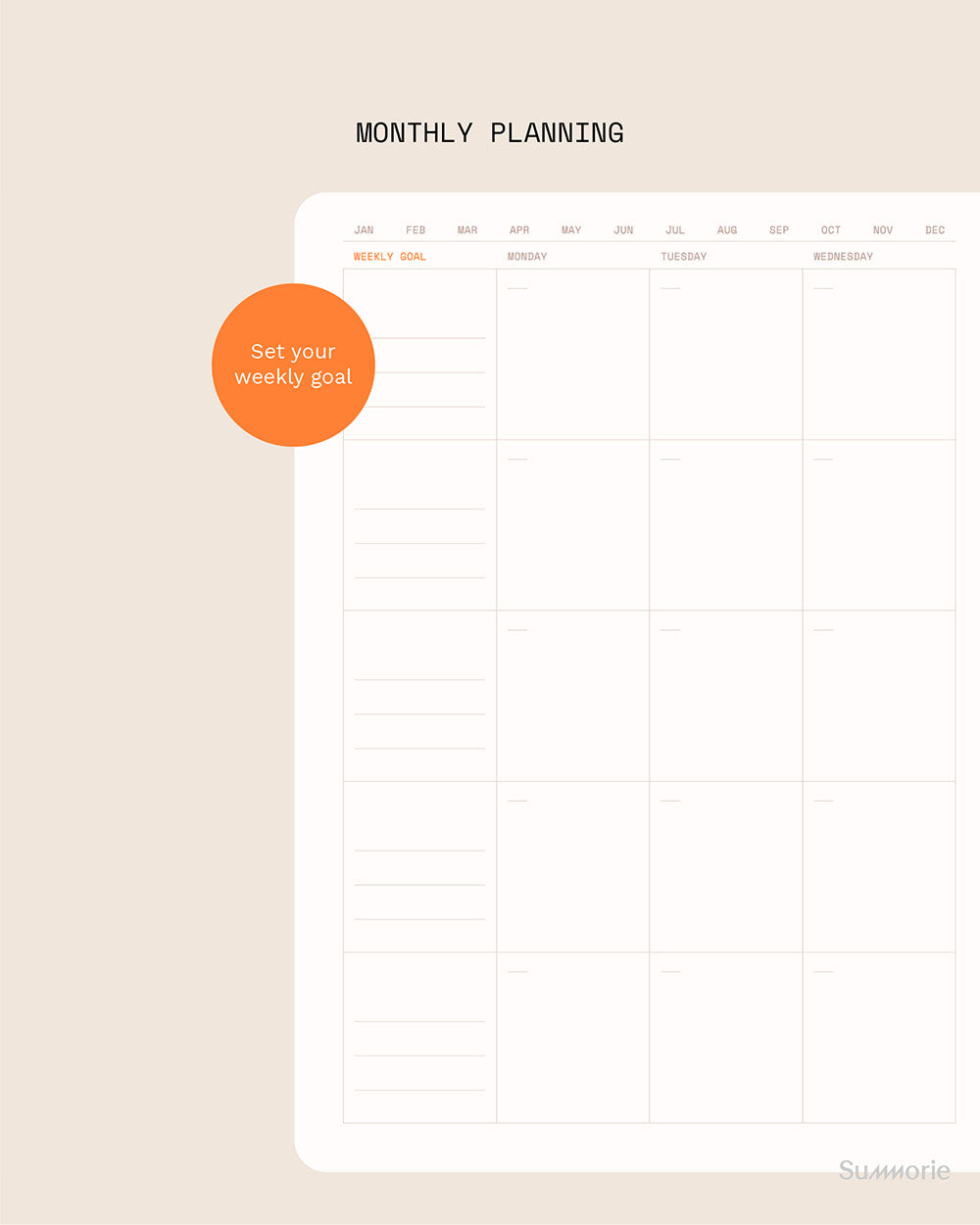 Goal Tracking Planner