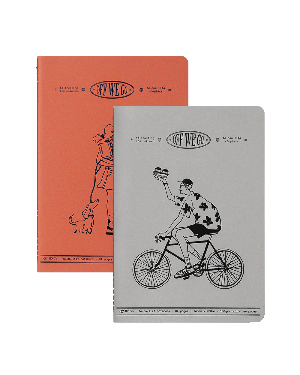 Off We Go Notebook Set