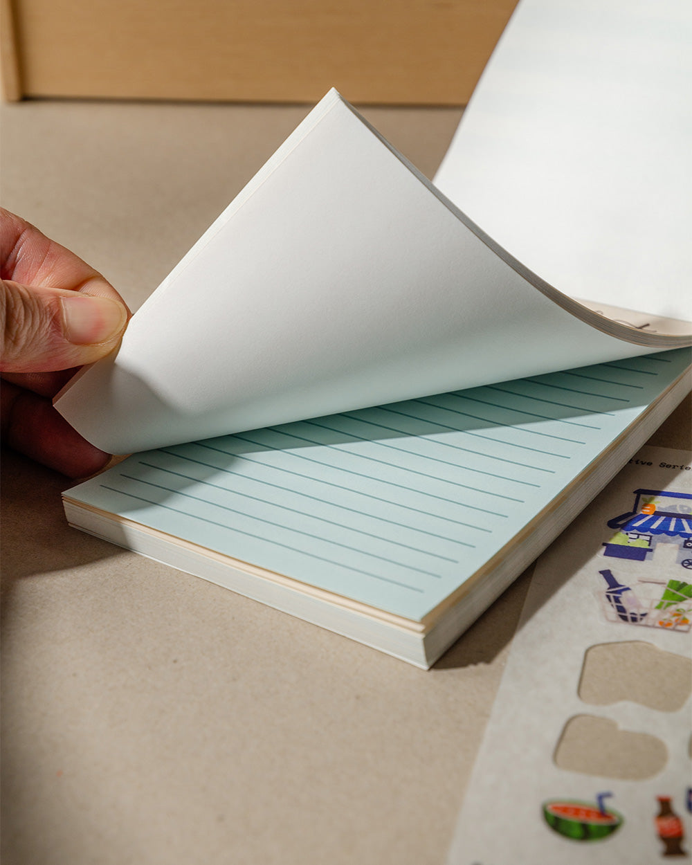 Ripple Lines Notepad