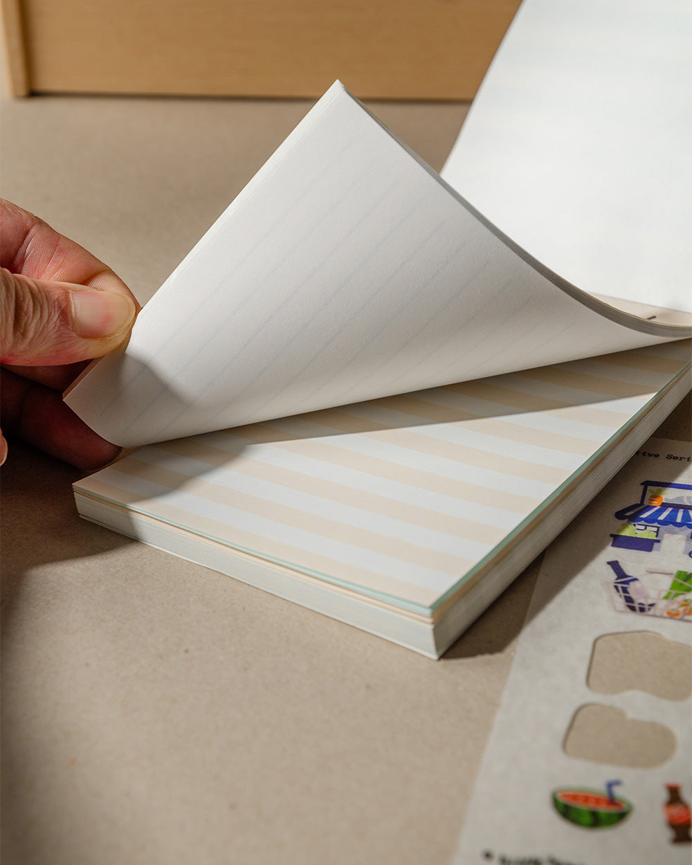 Ripple Lines Notepad