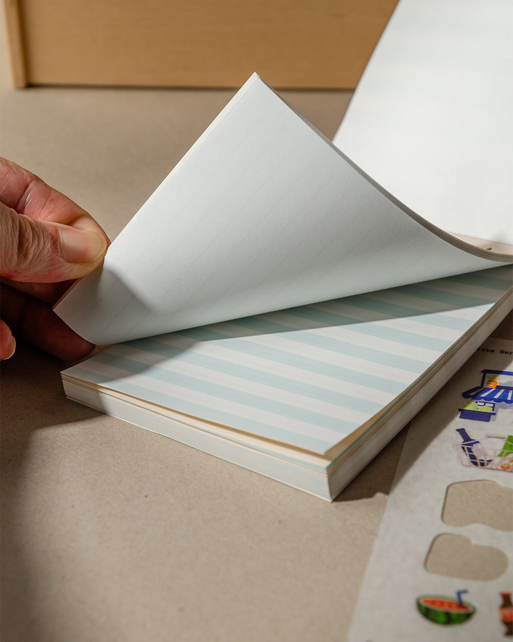 Ripple Lines Notepad