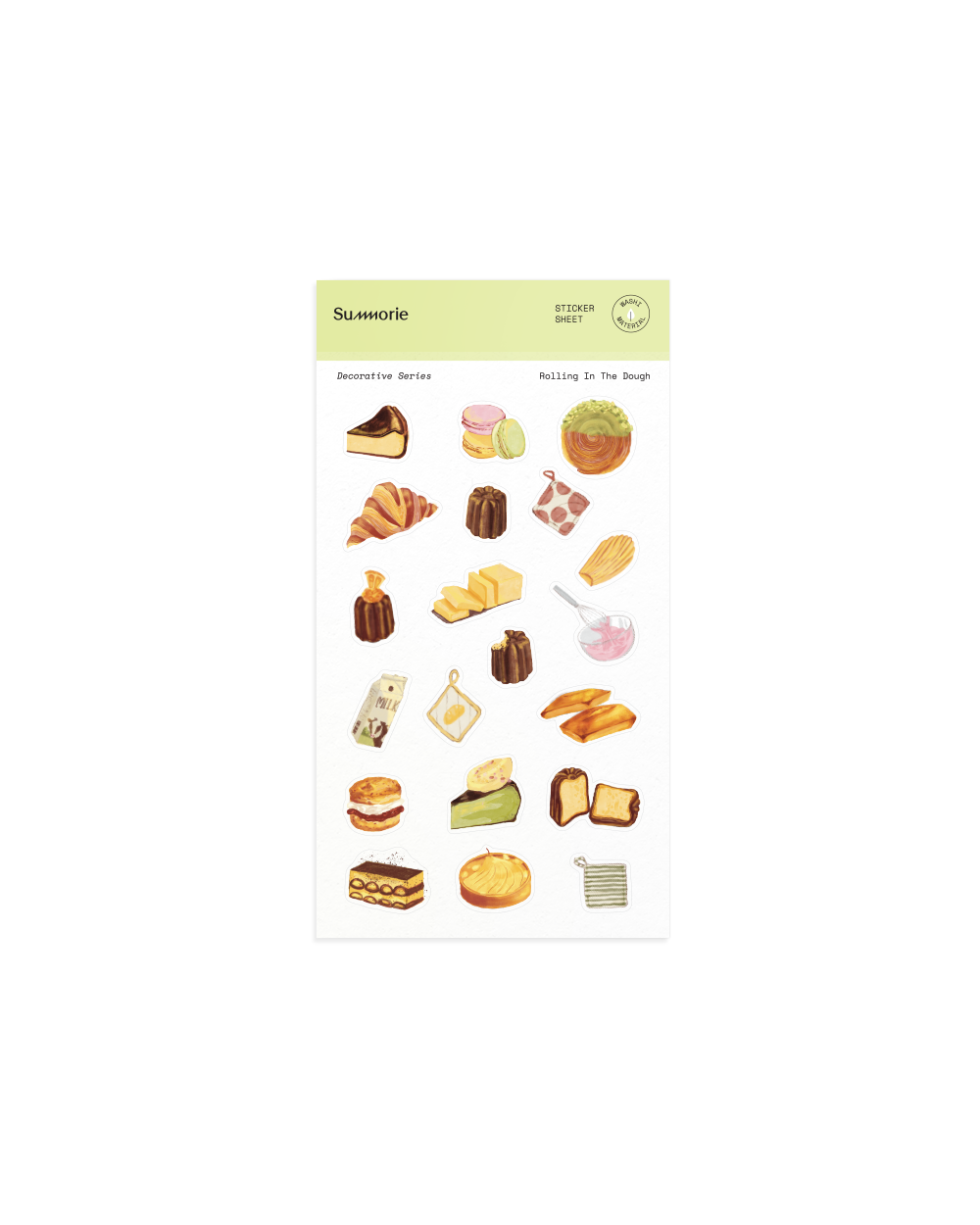 Rolling in The Dough Washi Sticker Sheet
