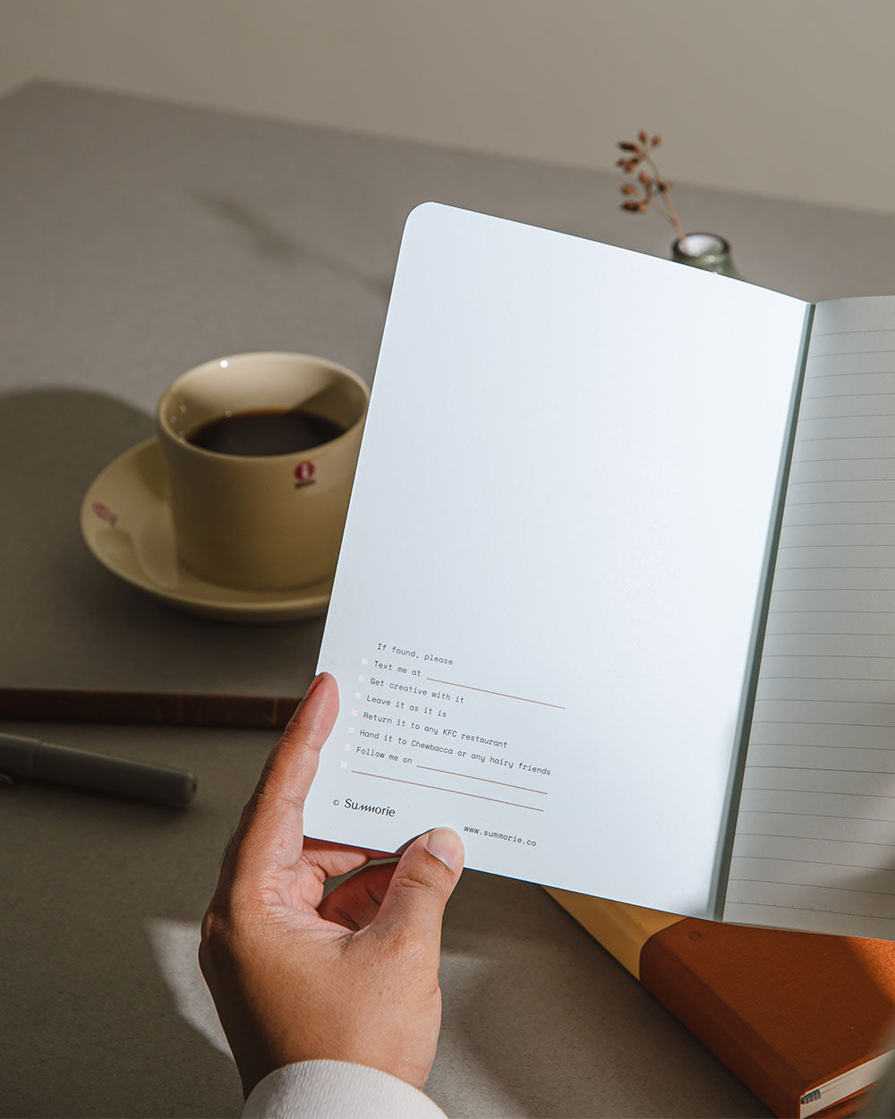 Stay In Line Paperback Notebook
