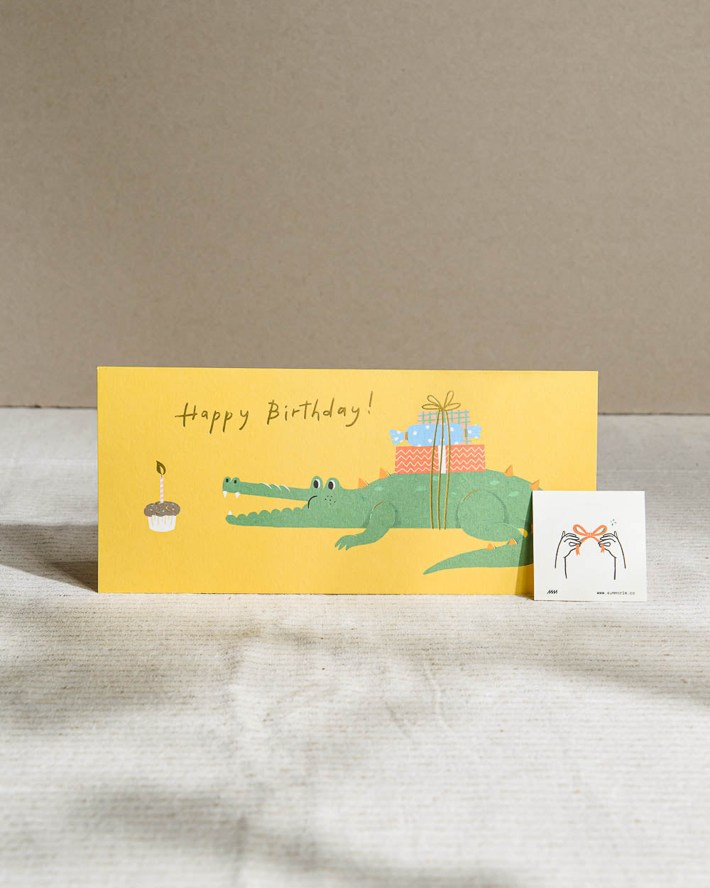 Birthday Alligator Greeting Card