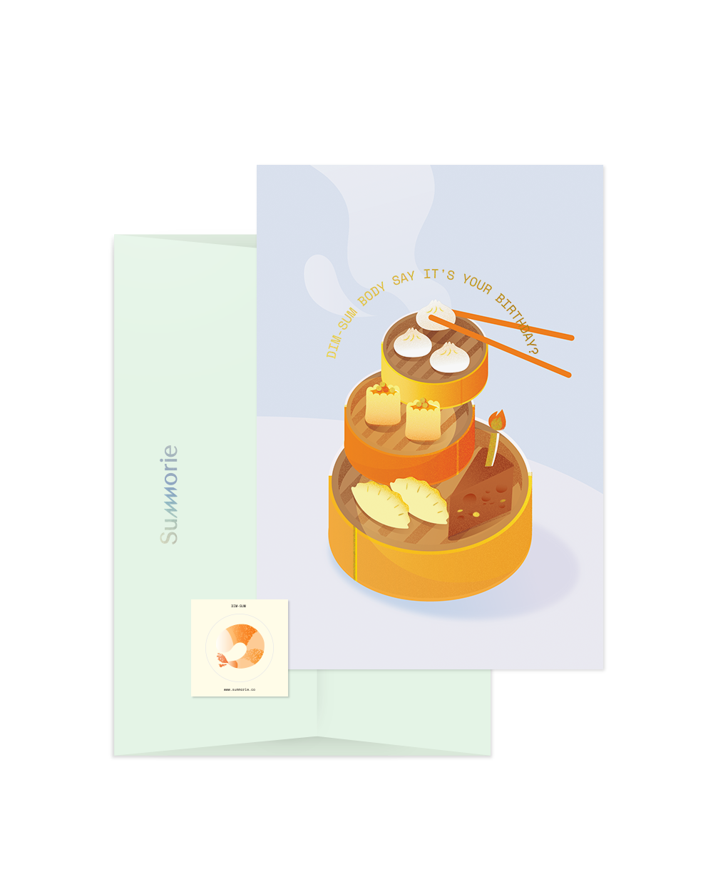 Dim Sum Birthday Greeting Card