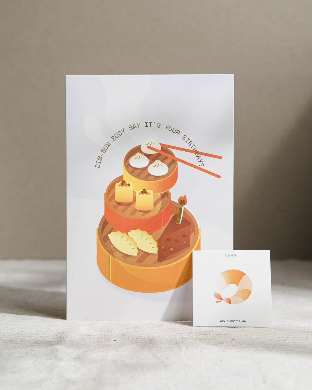 Dim Sum Birthday Greeting Card