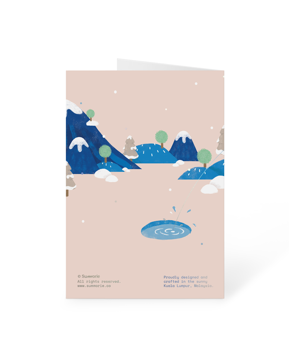 Polar Bear Christmas Greeting Card