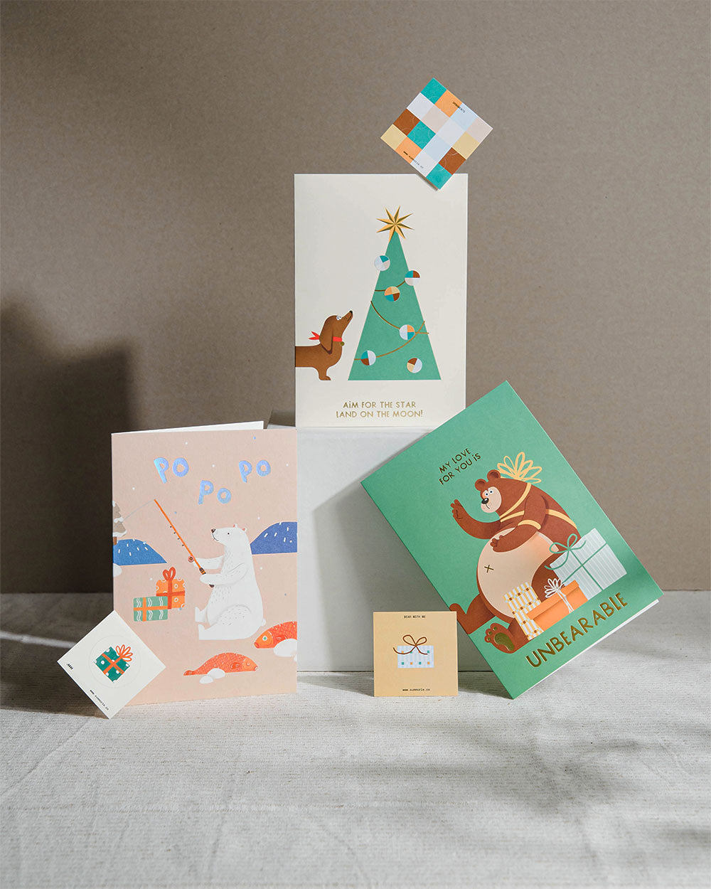 Polar Bear Christmas Greeting Card