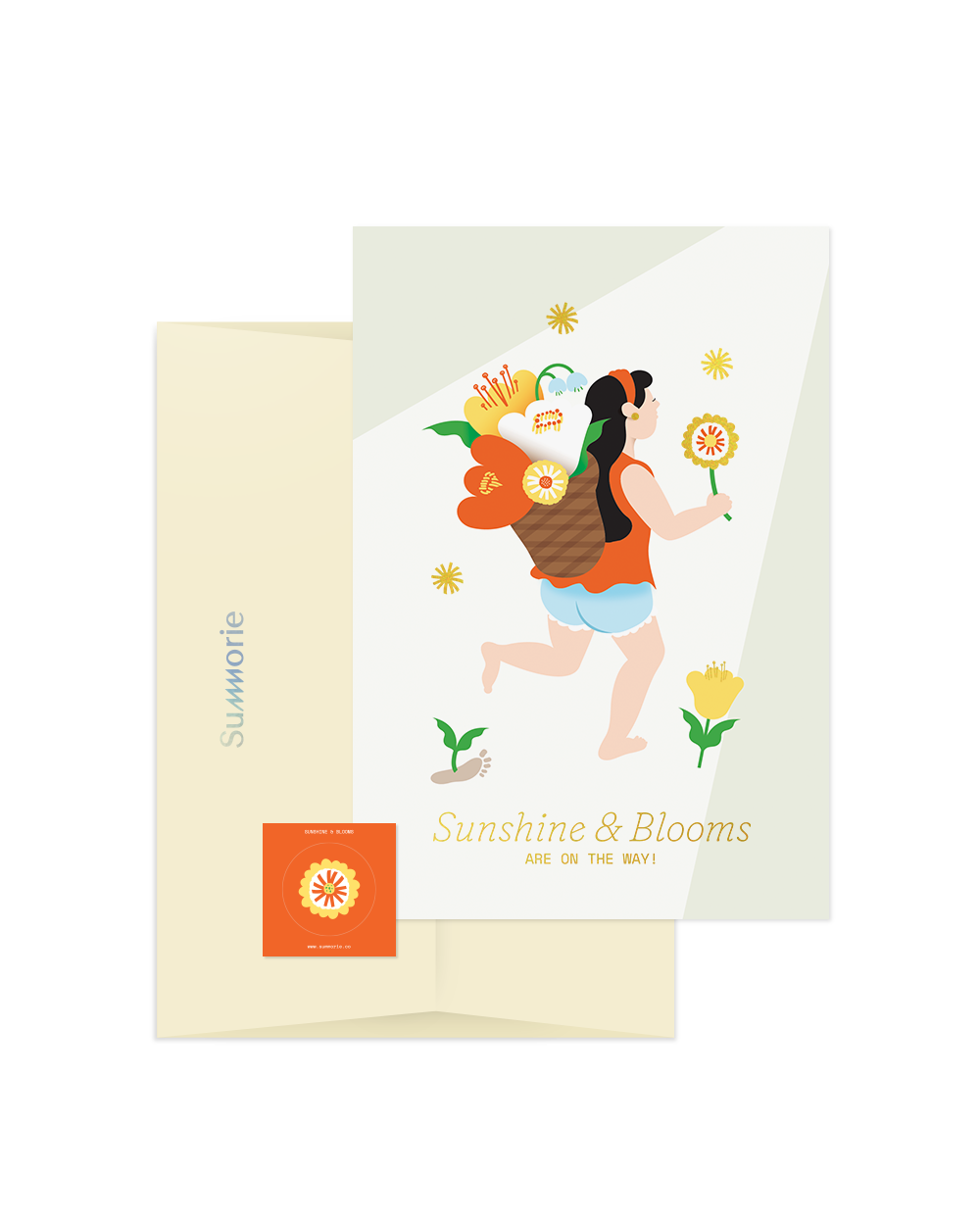 Sunshine & Bloom Greeting Card