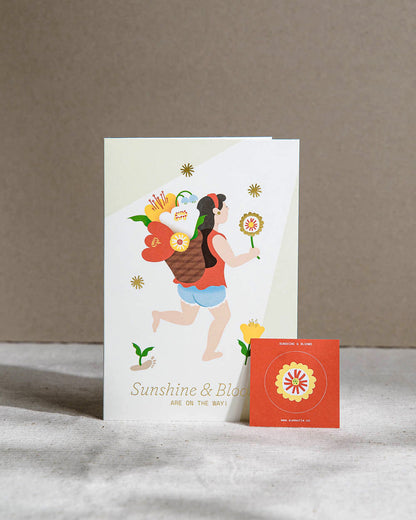 Sunshine & Bloom Greeting Card