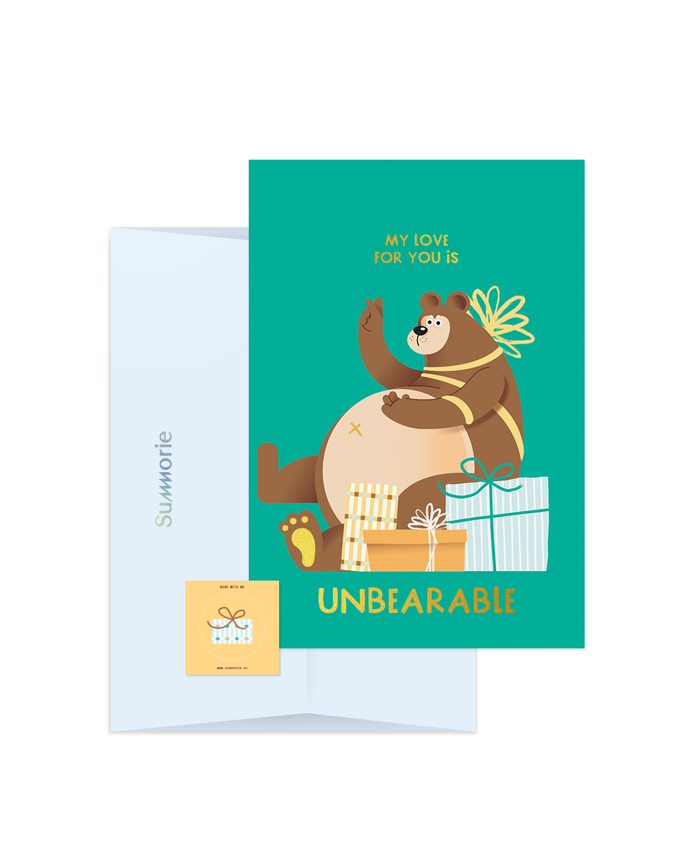 Unbearable Greeting Card