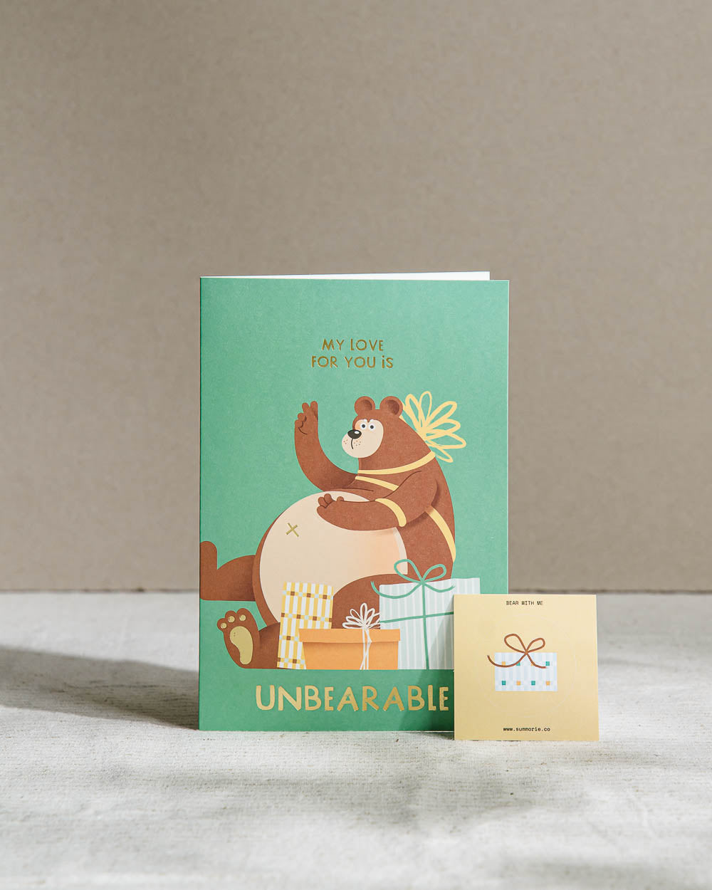 Unbearable Greeting Card