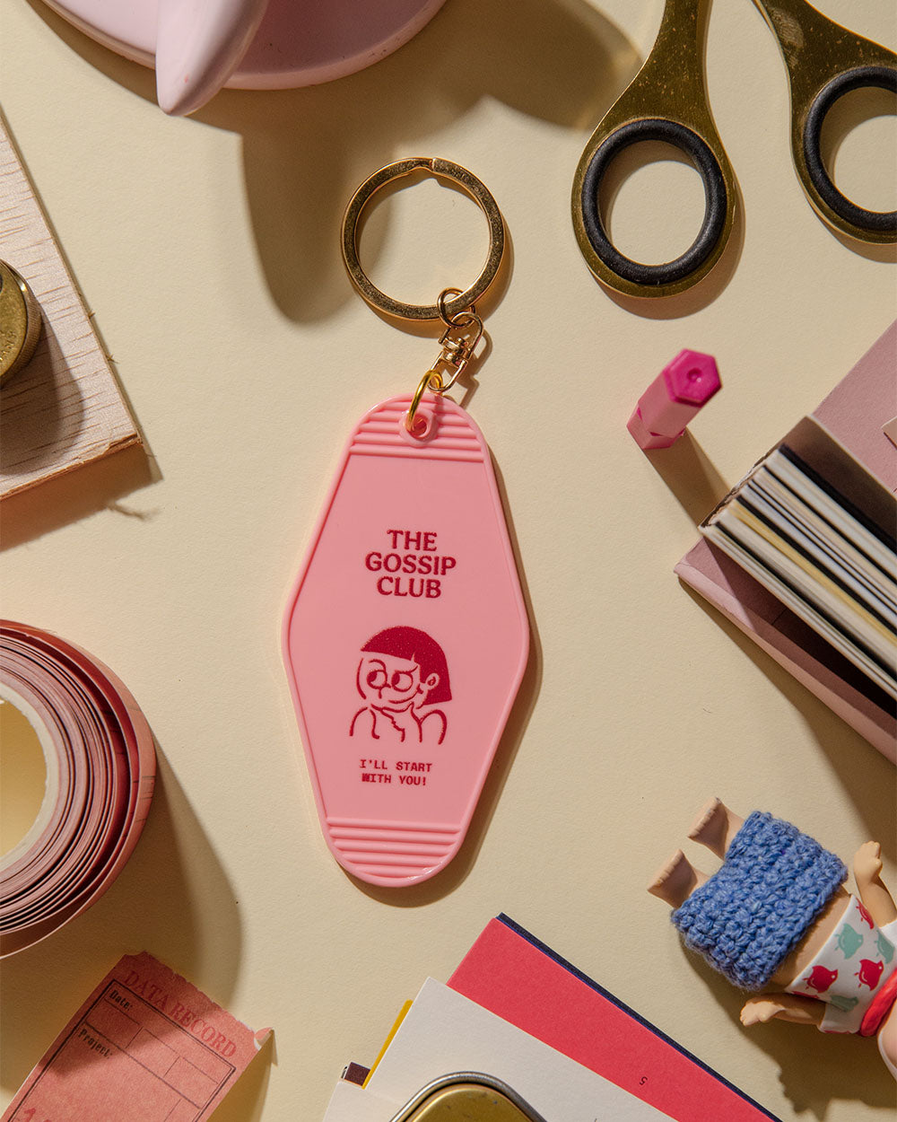 The Gossip Club Keychain