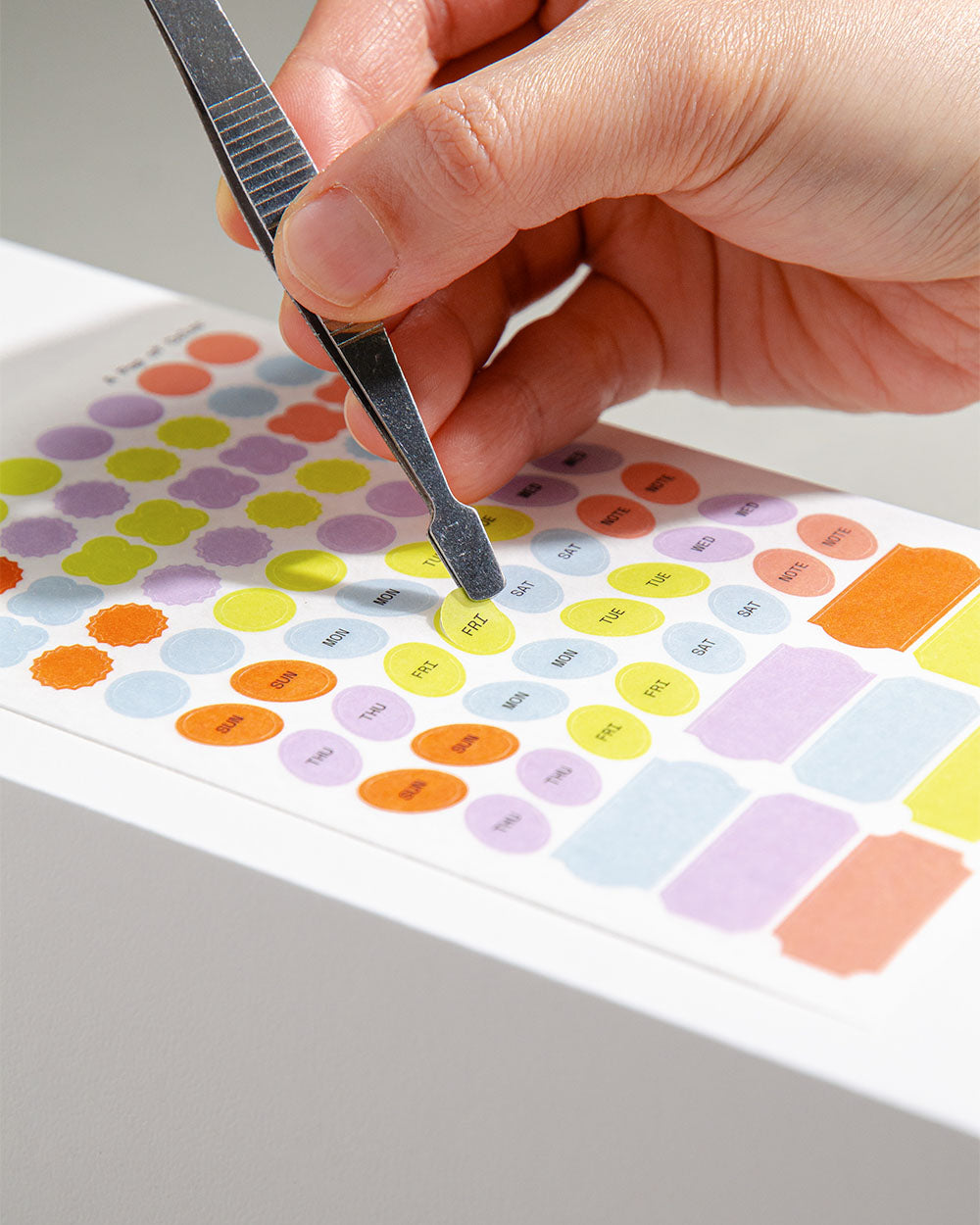 A Pop of Colour Washi Sticker Sheet
