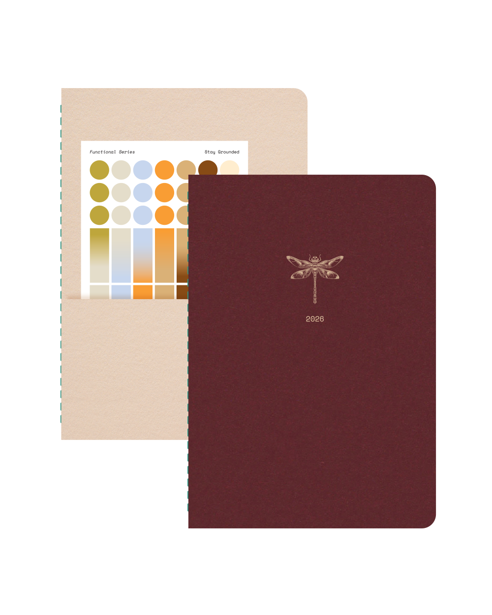 2026 Monthly Dated Planner & Dotted Grid Duo