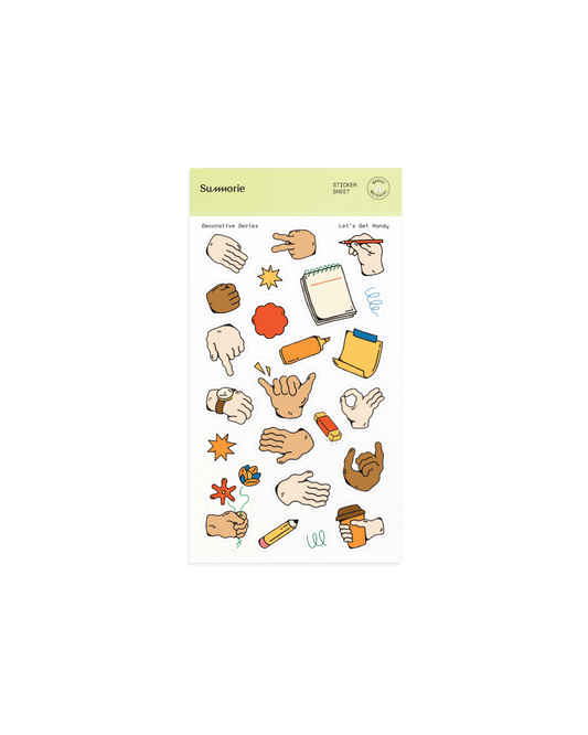 Let’s Get Handy Washi Sticker Sheet