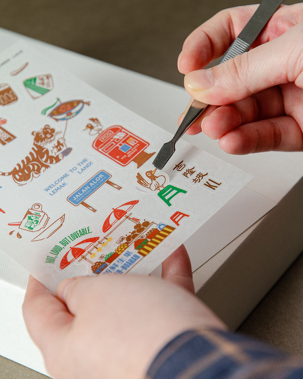 Kuala Lumpur The Lemak Land Washi Sticker Sheet
