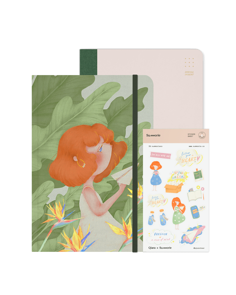 Qiara x Summorie Notebook Set