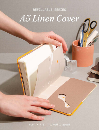 Linen Cover - Honeyed Biscuit