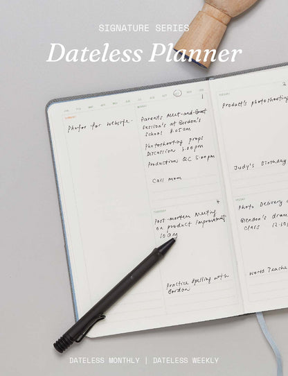 Linen Dateless Planner (A5)