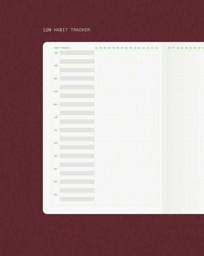 2026 Monthly Dated Planner