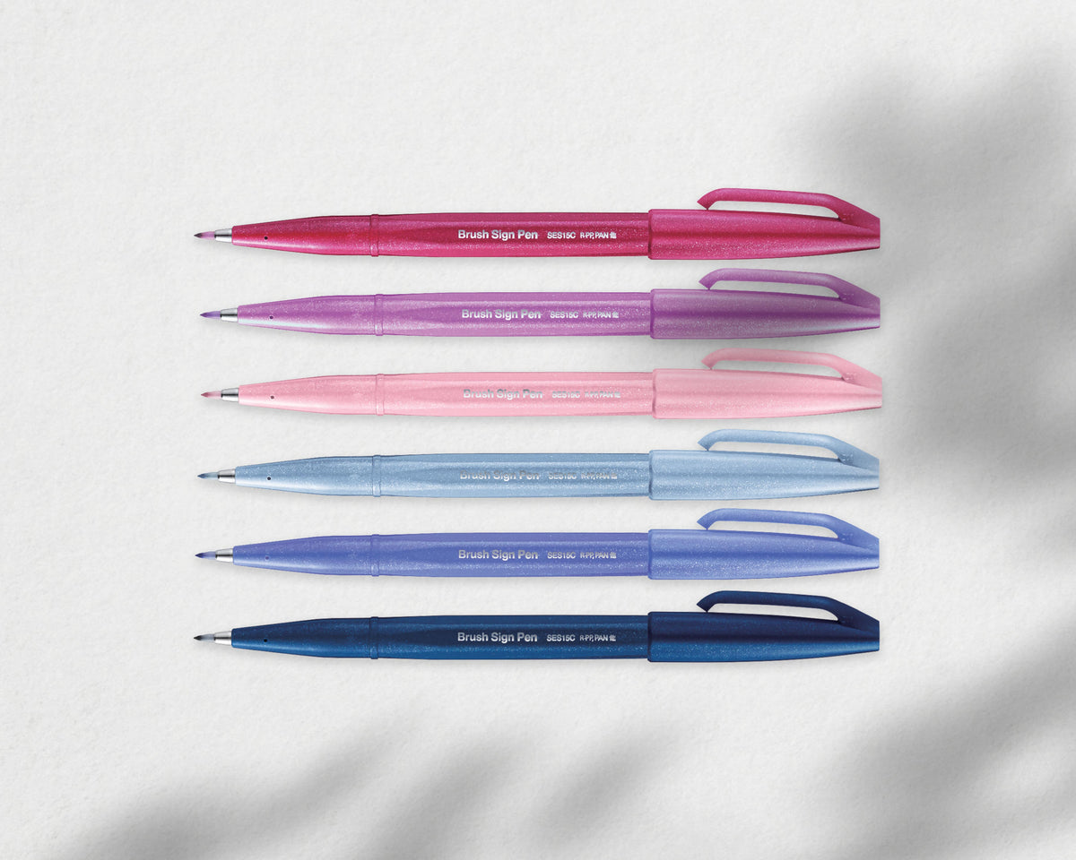 Pentel Brush Sign Pen Set – Summorie